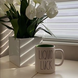 Rae dunn liquid luck mug